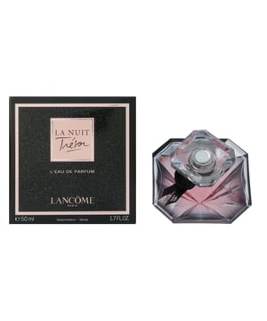 La Nuit Tresor by Lancome is an oriental vanilla fragrance for women. Top notes of pear, bergamot and tangerine. Middle notes of vanilla, orchid, black rose, passionfruit and strawberry. Base notes consist in patchouli, papyrus, incense, litchi, praline, vanilla, caramel and coffee.