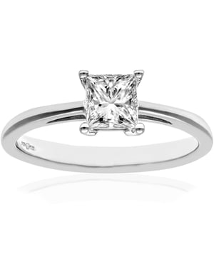 Oro amarillo de 18 quilates (750): 3 gr; # Diamante: 0,75 ct