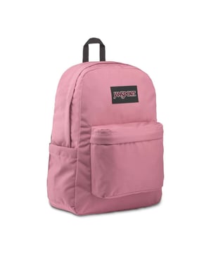 JanSport Superbreak Plus 26L Pink Unisex Backpack JS0A4QUE69G
