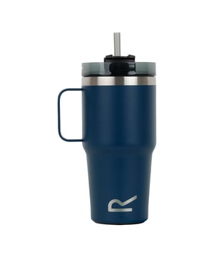 Material: Stainless Steel. Durable. Carry Handle, Double-Walled, Flip Up Straw, Hot Up To 6 Hours, Insulated, Keeps Drinks Cold For 12 Hours, Non-Slip Base, Rubber Base, Screw Top Lid, Spill-Proof Lid, Thermal. Design: Logo. Capacity: 0.6L.