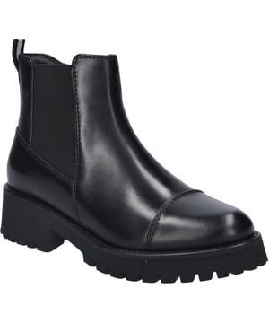 Entdecke die Eleganz und den beispiellosen Tragekomfort mit der Stiefelette Sallina 06 von JOSEF SEIBEL. In klassischem Schwarz gehalten, repräsentiert dieses Schuhmodell die perfekte Symbiose aus modernem Komfort und traditioneller Handwerkskunst. Als Teil der renommierten Josef Seibel Kollektion, steht Sallina 06 für Perfektion in Passform und Funktion, gefertigt aus hochwertigen Materialien. Das Obermaterial aus feinstem Nappa-Rindsleder verleiht dem Schuh nicht nur eine edle Optik, sondern sorgt auch für eine lange Lebensdauer. Die Sohle aus EVA, einem Kunststoff der leichter und flexibler als Gummi ist, bietet außergewöhnliche Langlebigkeit und ist dabei extrem widerstandsfähig gegenüber niedrigen Temperaturen. Dank der grob strukturierten Sohle ist jeder Schritt sicher, egal ob Outdoor auf städtischen Straßen oder bei einem Spaziergang in der Freizeit. Die Besonderheit dieser Stiefelette liegt in ihrer Fertigungsart, der AGO-Machart, die eine leichte und formbeständige Konstruktion ermöglicht. Hierbei wird das Oberleder mit der Sohle in einer Weise verbunden, die früher nur durch aufwendigere Techniken möglich war, was Sallina 06 zu einem Meisterwerk traditioneller Schuhmacherei macht. Mit einem praktischen Reißverschluss ausgestattet, ist dieses Modell nicht nur leicht anzuziehen, sondern passt sich auch perfekt an den Fuß an. Die herausnehmbare Innensohle ermöglicht die Verwendung eines eigenen orthopädischen Fußbetts, was den Tragekomfort weiter erhöht. Als Damenschuh konzipiert, spricht Sallina 06 die modebewusste Frau an, die Wert auf Qualität, Bequemlichkeit und Stil legt, ohne dabei Kompromisse einzugehen. Der Blockabsatz mit einer Höhe von 4,5 cm rundet das Design ab und verleiht eine feminine Silhouette, perfekt für das Tragen im Herbst und bei jeder Streetwear-Gelegenheit. Bei JOSEF SEIBEL verstehen wir uns nicht auf Fast Fashion, sondern auf Slow Fashion – eine Philosophie, die Nachhaltigkeit und bewussten Konsum in den Vordergrund stellt. Sallina 06 ist somit mehr als nur ein Schuh; es ist eine Investition in Qualität und ein Statement für zeitlosen Stil und Komfort.