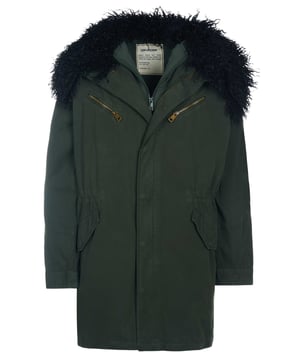 100% algodón; Chaqueta Zadig Voltaire Kidea Coton Lave Eagle;  Modelo: WWOW00619 100012;  Mano de obra de alta calidad;  Cuello alto con suave pelo sintético, extraíble;  Cremallera;  tapeta con cierre a presión;  Dos bolsillos en el pecho con cremallera;  Dos bolsillos con solapa;  Cordón en la cintura;  botones de presión en las mangas;  Bordado en la espalda de la chaqueta;  Chaqueta interior: cuello redondo, cremallera y dos bolsillos laterales