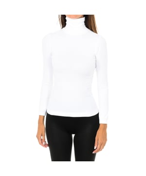 Nevada t-shirt met lange mouwen.
 Gemaakt van kwaliteitsmicrovezel.
 Hoge hals met geribde afwerking.
 Zeer elastische en lichte stof.
 Afgeribde manchetten.
 Zonder stiksels.
 Samenstelling: 92% polyamide, 8% elastaan
 Onderhoud:
- Wassen op max. temperatuur. 30º.
 - Geen bleekmiddel gebruiken.
 - Niet in de droger.
 - Niet strijken.
 - Niet chemisch reinigen.