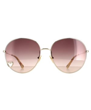Las gafas de sol Chloe Round Womens Gold Brown Gradient Ch0027S son un bonito estilo redondo fabricado en metal ligero. Las plaquetas nasales de silicona garantizan comodidad durante todo el día, mientras que el logotipo de Chloe en el interior de las patillas -tips de autenticidad.