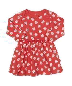 This festive winner perfectly brings together pretty with practical! A combined bodysuit and dress gives a stylish look with lots of comfort.