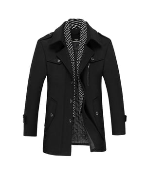 [Materiaalonderhoud] SUPERIEUR MATERIAAL-Wol 30% Polyester 70% Het is comfortabel, ademend, zachter, gladder, gemakkelijker te wassen en behoudt de vorm. Het ademt vrij en absorbeert zweet. WASSEN-Stomen wordt aanbevolen; handwas is mogelijk, maar met koud water. VEELZIJDIGE GELEGENHEID - Het is geschikt voor meerdere gelegenheden, zoals het dagelijks leven, zakelijke bijeenkomsten, modieuze feesten, elke grote vakantie, enz. [Pakket] 1 * Jas