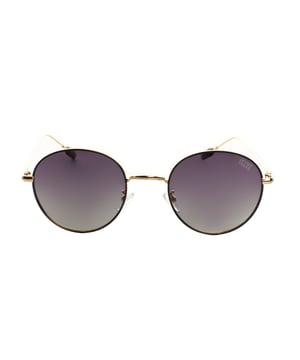 Must Have sunglasses with a round design and metal frame, ideal for a modern and timeless style.

 Equipped with polarized lenses with UV 400 protection, they block 100% of UVA and UVB rays, offering clear vision and reducing glare in bright environments.

 The unisex design and round shape add a vintage and sophisticated touch that adapts to different styles.

 They include the Must Have logo engraved on the temples and on one of the lenses, adding a distinctive detail. In addition

 They come with a soft cleaning cloth to keep your lenses spotless and a protective case to store them safely.

 Perfect for complementing any look, these glasses are ideal for those looking for protection and style in one piece.
 Measures: Lens height: 51 mm, Lens width: 54 mm, Bridge: 21 mm, Temples: 135 mm
 Composition: Metal
 Care:
- Wash only with water or, if necessary, a mild soap.
 - Dry with a soft cloth to avoid scratches.
 - Avoid contact with harsh surfaces or abrasive liquids.