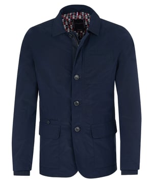 82% Polyester, 18% Polyamid; Tommy Hilfiger Jacke;  Modell: TT0TT07072 DW5;  Hochwertig verarbeitet;  Klassischer Kragen;  Reißverschluss, Knopfleiste;  Zwei Taschen vorne, eine auf der Brust;  Tommy Hilfiger Logodetails
