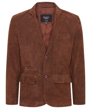 Presentamos el epítome de la sofisticación atemporal, la chaqueta blazer de cuero de gamuza de cabra. Confeccionada con gamuza de cabra de primera calidad, esta chaqueta rezuma lujo y estilo refinado. Con botones en los puños, un bolsillo para billetes y un bolsillo en el pecho, combina a la perfección elegancia y funcionalidad. Disponible en cinco colores cautivadores, ofrece versatilidad para adaptarse al gusto de cada individuo. La chaqueta cuenta con una sola abertura, lo que mejora la transpirabilidad y la facilidad de movimiento. Su confección experta garantiza una silueta elegante y a medida, lo que la hace adecuada tanto para ocasiones formales como para salidas elegantes. Realza tu guardarropa con esta chaqueta blazer de diseño impecable, donde convergen la comodidad, el estilo y la artesanía. Características del diseño: • Construcción de gamuza de cabra de primera calidad • Botones en los puños para mayor elegancia • Práctico bolsillo para billetes y clásico bolsillo en el pecho • Disponible en cinco colores cautivadores • Una sola abertura para transpirabilidad y facilidad de movimiento