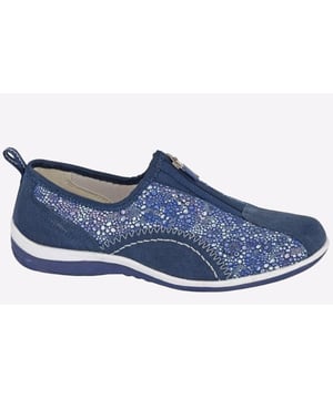 Step up your everyday footwear game with the Boulevard Debar Leisure shoes, crafted with a luxurious suede leather upper that exudes style. The suede material not only add a touch of elegance but also ensures durability and comfort for prolonged wear.
 Equipped with a convenient center zip closure, slipping into these shoes is effortless, while the heel pull tab further enhances ease of wear, allowing you to effortlessly slide them on and off as needed. Whether you're rushing out the door or simply seeking comfort throughout the day, these shoes have got you covered.
 - Suede leather upper
 - Centre zip closure
 - Heel pull tab for easy on / off wear
 - Pig leather padded sock 
 - Textile lining 
 - TPR durable rubber outsole