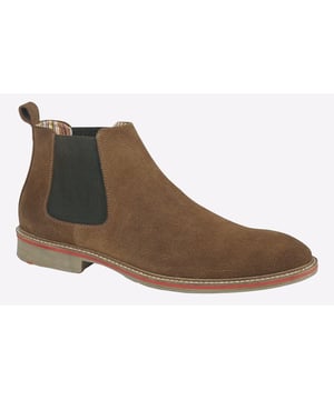 Perfect for pairing with smart or casual attire, these Roamers Freeport men's boots are a classic choice, delivered with a suede leather upper, a timeless silhouette, and a durable outsole.- Real Suede upper
- Twin gussets for easy wear
- Heel tab
- TPR Sole