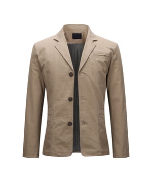 [Materialpflege] 30 % Polyester, 70 % Viskose. Vorsichtige Handwäsche, nicht in der Maschine waschen, schonende chemische Reinigung, nicht bleichen. [Stildesign] Traditionelles Reversdesign, das einen einfachen, teuren Sinn offenbart, klassisch, aber nicht eintönig. Klassisches Knopfdesign, fest und fällt nicht leicht ab, was das Streben des Mannes nach Qualität unterstreicht. [Paket] 1 * Blazer