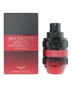 Spicebomb Infrared Eau de Parfum, launched in 2023, is a fragrance for men by Viktor and Rolf. Created by Carlos Benaim, Nicolas Beaulieu and Jean-Christophe Hérault, this fragrance is perfect for Fall and Winter and is worn during the evening. Top notes of this fragrance are Pink Pepper, Cinnamon and Chilli Pepper, middle notes are Leather and Chilli Pepper with base notes of Woodsy Notes and Resins.