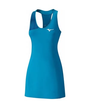 Mizuno Cuello Redondo Sin Mangas Vestido Amplify Azul Mujer K2GH871519