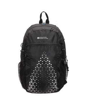 Fabric: Ripstop. Fabric Technology: Breathable. Design: Contrast Detail, Logo, Triangular. Fastening: Toggle, Zip. Adjustable Chest Strap, Air Mesh Back, Carry Strap, Hydration Bladder Compatible, Laptop Sleeve, Padded Back, Padded Hip Belt, Reflective Detail. Compartments: 1 Main Compartment, Bottle Holder. Capacity: 25.1L. Please Note: Hydration Bladder Not Included.