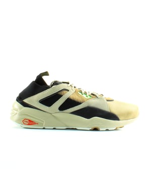 Puma BOG Sock Camping Wit Zwart Textiel Heren Lace Up Trainers 361904 02