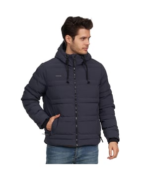 This winter, make sure you are protected with our stylish Men’s Hooded Coat. You can rely on this jacket to keep you warm even at extreme levels of cold. Besides offering extra protection from external weather elements, the full-zip design hooded coat ensures that the wearer is completely enclosed. It is chic, modern, and durable, made of quality materials. There is the perfect fit and styled jacket that protects you in the chilly season to make you comfortable and warm during the period with the warm fit.
