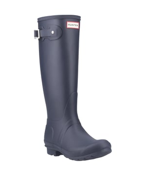 Perfect voor natte weersomstandigheden, deze dames Wellington Boot is het hart van het merk Hunter Original sinds 1956. Gemaakt van natuurlijk rubber, elk paar is gemaakt van 28 handgesneden delen.