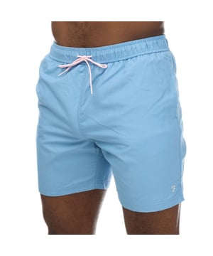 Mens Owen Plain Swim Short.- 2 Side pockets.- concealed internal coin pocket.- 100% Polyester - Recycled.- Ref: FASSD040448