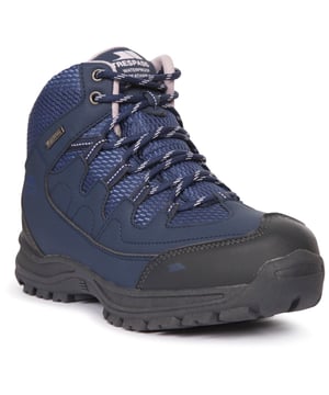 Halbhoher Wanderstiefel. Wasserdichte und atmungsaktive Membran. Gepolsterter Kragen und Zunge zur Unterstützung des Knöchels. Schützende und langlebige Zehen- und Fersenschutzkappe. Gewölbestabilisierender und stützender Stahlschaft. Obermaterial: 50% PU/Mesh. Innenfutter: Mesh. Laufsohle: 50% Gummi/TPR.