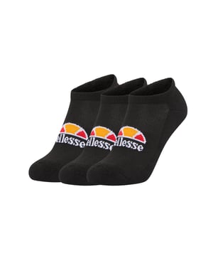 Kurze Sport-Socken von der Marke ellesse. Perfekt für Sneakers und Sportschuhe, flache Zehennähte, optimaler Tragekomfort.