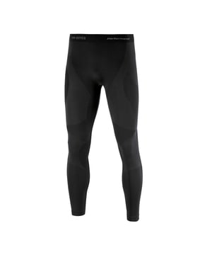 Especificaciones: Pantalón térmico ideal para deportes al aire libre, confeccionado en tejido transpirable que absorbe el sudor, mantiene la piel seca y ofrece aislamiento térmico manteniendo la sensación de calidez incluso en las temperaturas exteriores más frías. Corte ajustado con efecto segunda piel, sin costuras para mayor comodidad y libertad de movimientos. Uso: Deporte al aire libre Ajuste: Ajustado