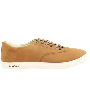 Seavees Hermosa Wintertide Zapatos de piel lisa marrón con cordones para hombres HERMOSA_WINTERTIDE_AM_WHISKEY