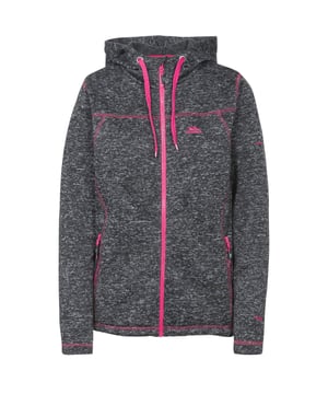 
Gebreide marl fleece Terug geborsteld Met capuchon Contrasterende ritsen 2 zakken met rits Rits aan de binnenkant Coverseam steekdetail Verstelbare trekkoord in zoom Contrasterende capuchon koorden 100% Polyester Borstomvang Trespass dames (ca.): XS / 81 cm, S / 86 cm, M / 91,4 cm, L / 96,5 cm, XL / 101,5 cm , XXL / 106,5 cm.
