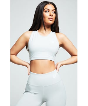 inchGrey Essential Gym BraletteSofttouch fabricRound neckSikSilk LogoRacerbackRegular fit  true to sizeMachine wash88% Nylon 12% ElastaneModel is 5ft 7in and wears a size XSmallThe SikSilk Gym Collection is a great addition to AW-20. The Gym Bralette in Grey is durable & supportive  a great look for all things active! Pair with the Gym leggings in Grey to make a fashionable statement! inch