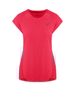 ASICS Logo Womens Pink T-Shirt