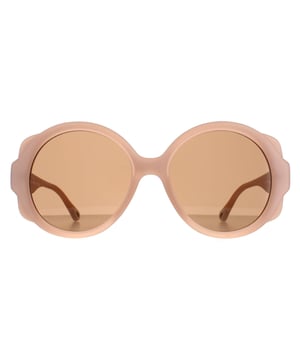 Las gafas de sol Chloe Round Womens Matte nude brown CH0120s son un glamuroso modelo redondo elaborado en ligero acetato. El logotipo de Chloe luce en las finas patillas para garantizar la autenticidad de la marca.