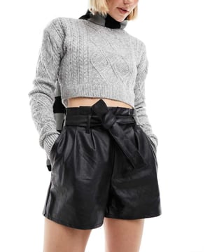 Shorts by Miss Selfridge Take the short cut High rise Belted waist Side pockets Regular fitSold By: Asos