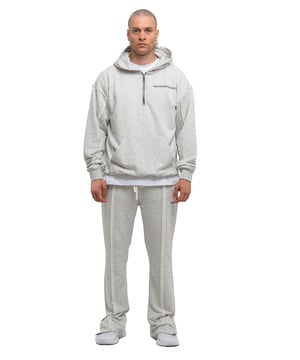 Tom Barron Heren trainingspak met kwart rits, oversize