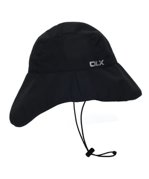 Water Resistant 10000mm and Breathable 5000mvp. High Performance Hat. Large Brim. Longer Brim at Back. Drawcord Adjuster. Shell: 100% Polyamide PU Lamination, Lining: 100% Polyester.