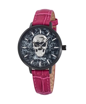 Police PL16032MSB-06 - Reloj para mujer cuarzo acero inoxidable• material: acero inoxidable• cristal: minèral• pulsera: cuero• correa: gris• resistencia al agua: 0 m (0 ATM)• tamaño de la caja: 36 mm