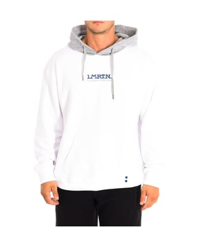Kapuzenpulli La Martina.
 Farbe Weiß-grau
 Geeignet für informellere Looks, aber es bleibt vielseitig, auch um formellere Outfits zu modernisieren.
 Passende Kapuze mit Kordelzug.
 Gesticktes Logo auf der Vorderseite.
 Markengrafik auf der Kapuze.
 Gerippte Bündchen und Saum.
 Kängurutasche auf der Vorderseite.
 Nähte in Ton gehalten.

 Zusammenstellung: 100% Baumwolle.

 - Maximal bei 30ºC waschen.
 - Bügeln bei mittlerer Temperatur, max. 110ºC.
 - Die Verwendung eines Trockners ist nicht erlaubt.
 - Darf nicht gebleicht werden.
 - Erlaubt keine chemische Reinigung.
 Zusammensetzung: 100% Baumwolle.
 Pflege:
- Maximal bei 30ºC waschen.
 - Bügeln bei mittlerer Temperatur, max. 110ºC.
 - Die Verwendung eines Trockners ist nicht erlaubt.
 - Keine Bleichmittel verwenden.
 - Chemische Reinigung ist nicht möglich.