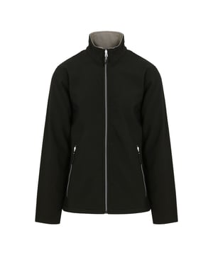 Materiaal: Polyester. Stof: Dubbellaags, Softshell, Stretch. Voering: Fleece. Ontwerp: Eenvoudig. Stoffen ritssluiting. Halslijn: Hoog-Neck. Mouwtype: Met lange mouwen. Zakken: 2 Zijzakken, Rits. Bevestiging: Contrasterende ritssluiting, volledige ritssluiting.