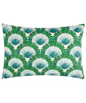 Elevate your outdoor space with the Dellacorte Tropical Outdoor Cushion, a perfect fusion of style and durability. With its digitally printed, double-sided art deco design featuring lush Californian palm leaves, this cushion brings a touch of the tropics to your patio or garden. Crafted for the discerning homeowner who values both aesthetics and practicality, its water-resistant fabric ensures longevity, even through unpredictable weather. Whether hosting a vibrant dinner party or enjoying a quiet moment in the sun, these cushions are a testament to refined taste and sophistication.