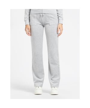 Founded in 1997  Juicy Couture are best known for their iconic track suits that were popularised in the early 2000's. The brand has since made a comeback and is better than ever with more iconic styles to add to their ever growing loungewear collections. The brand presents to you these Del Ray Pocket Pants which arrive in a grey colourway  the perfect addition to add to your luxury loungewear collection. Details: grey colourway  fleece construction  flared style  draw tie waistband  two side pockets  two back pockets  tonal stitching  slim fit and branding to the side to complete. For matching hoodie  search 504947