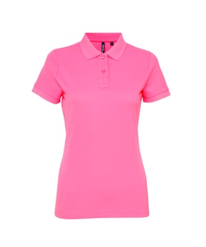 Classic fit polo shirt with ribbed knit collar and sleeve cuffs. Twin needle stitching on hem. Two self coloured buttons on placket. Machine washable. Fabric: 65% Polyester, 35% Cotton. Size (Chest): XS- 8 (33), S- 10 (35), M- 12 (37), L- 14 (39), XL- 16 (41), 2XL- 18 (43).