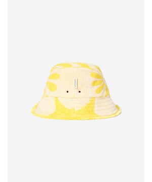 Introducing the Zimmermann Girls Jacquard Towel Bucket Hat in vibrant yellow, a must-have accessory for AW2024. This stylish piece blends fashion with function, perfect for any young fashionista!‚ Luxurious Jacquard Fabric: Expertly crafted with high-quality jacquard, ensuring durability and comfort.‚ Vibrant Yellow Hue: Stand out with this bright and cheerful colour that complements any outfit.‚ All-Season Wear: Ideal for versatile styling, from sunny beach days to breezy autumn afternoons.Elevate your girl's wardrobe with this exquisite bucket hat from Zimmermann. Order now for timeless elegance and unparalleled style!