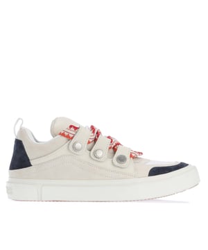 Heren Marcelo Burlon Ticinella Trainers in wit oranje.- Bovenwerk van suède en textiel.- Vetersluiting.- Ronde teen.- Lage bovenkant.- Treklipje achter.- Logo achter op hiel.- Contrastdetail.- Rubberen zool.- Inclusief stofzak.- Ref: CMIA0970010120