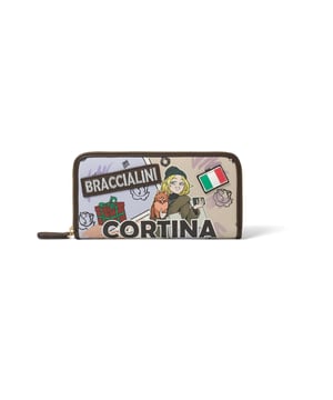Damenbrieftasche mit Reißverschluss. Innentaschen für Kartenhalter und Geldscheinhalter. fehlende Außentaschen. fehlender Schultergurt. fehlender Griff. ein Innenfach. Außenmaterial: Innenmaterial: 100 % Polyester. Maße: 18,5x10,5x3 cm. Modeprodukt