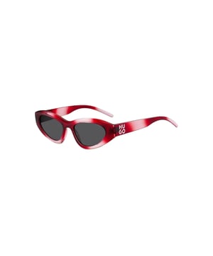 Unisex-Sonnenbrillen der Farbe Rosa - Hugo  HG-1282-S-C48• material: Spritzguss• farbe: Rosa• maße: 52/23/145 mm (Glasbreite / Stegbreite / Bügellänge)  CATEGORY 3