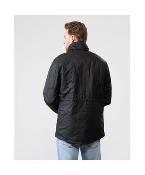Mens Wax Jacket from the Lifestyle Collection from Barbour. The Barbour Wax Sapper is a mens wax cotton jacket. This military style jacket is made with medium weight Sylkoil wax and features corduroy on the inner collar and cuffs. With a stowaway hood and two-way front zip under a studded placket and the Barbour Wax Sapper has been designed to protect you from the elements.

Mediumweight 6oz Barbour Sylkoil wax
100% polyamide with 70g polyester wadding
Two-way front zip under studded front
Set-in sleeves and action back
Corduroy inner collar and cuffs
Stowaway hood in collar
Polyamide inner drip strip
Inner zipped pocket Inner waist draw cord