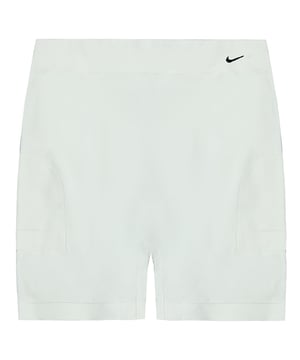 Nike Dri-Fit Nahtloses Shorts Training Laufen White Womens Gym Bottoms 241080 102