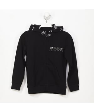Sudadera con capucha Napapijri.
Color Negro
Sudadera con capucha.
Cierre con cremallera.
Manga larga con puños en acabado acanalado.
Nombre de la marca estampado en frontal.
Costuras vistas a tono.

Composición:  100% Poliester

Lavar máximo a 30ºC.
- No planchar.
- Permite usar secadora.
- No usar lejía.
- No admite el lavado en seco.