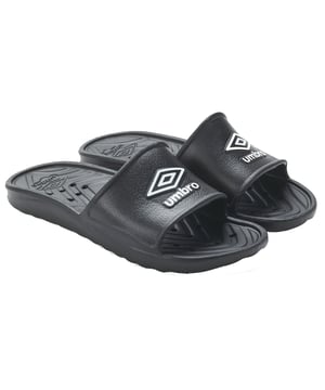 Open Heel, Slip Resistant, Vent Holes. Flat. Design: Ergonomic, Logo. Toe Style: Open. Fastening: Pull-On.
