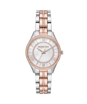 Specification Details Brand Michael Kors Model MK3979 Barcode Number N/A Gender Women's Case Size N/A Case Material Stainless steel Case Colour Silver Dial Colour Silver Band Material Stainless steel Band Colour Silver-Gold Movement N/A Chronograph No Water Resistance N/A