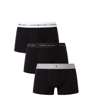 Brand: Tommy Hilfiger   Gender: Men   Type: Underwear   Color: Black   Pattern: Plain   Season: Spring/summer  -100% cotton •